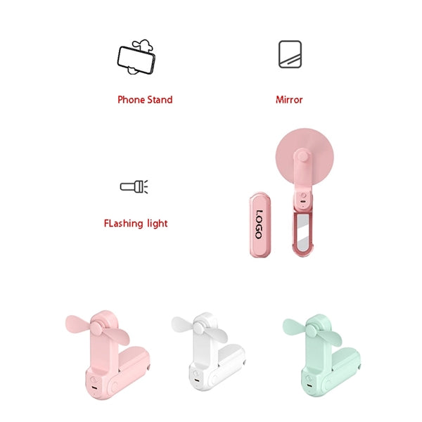 Foldable Multi-function USB Rechargeable Mini fan