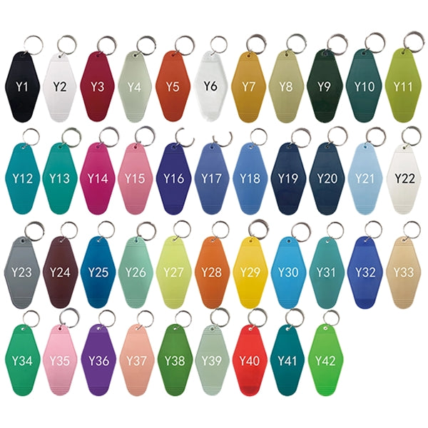 Vintage Plastic Motel Keychain Hotel Key Tag