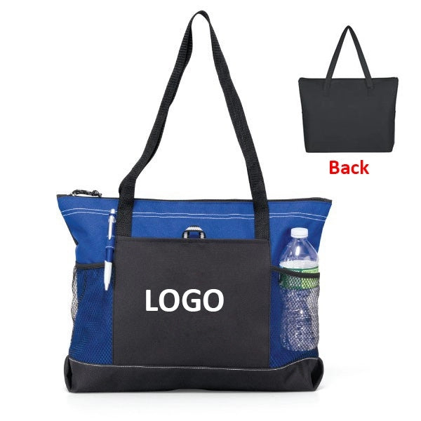 Zippered Tote Bag
