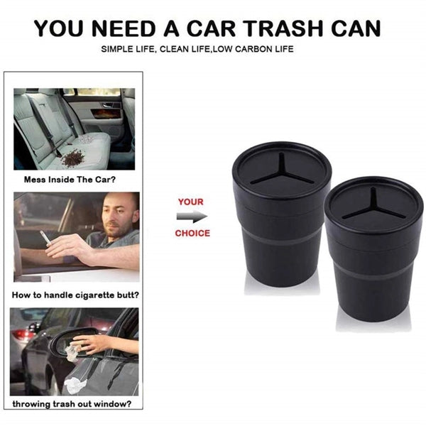 Car Trash Can with Lid