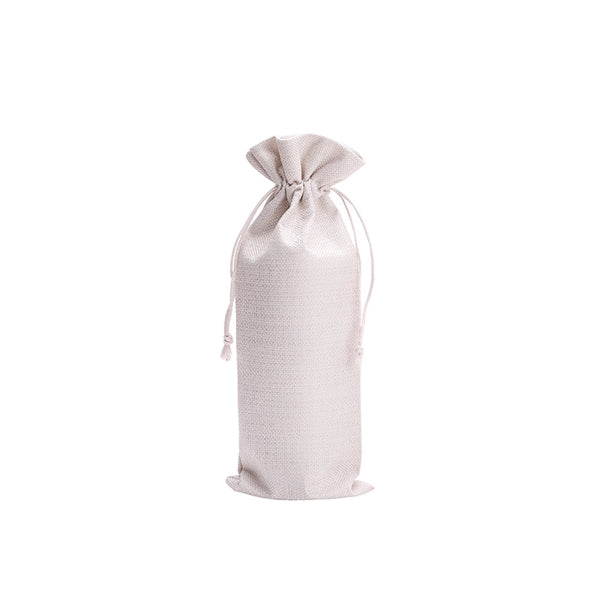 Non-Woven Wine Bottle Ribbon Drawstring Gift Bags