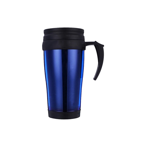 15 Oz Double Wall Plastic Insulated Travel Mug
