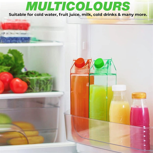 Plastic Milk Carton Clear Water Bottle