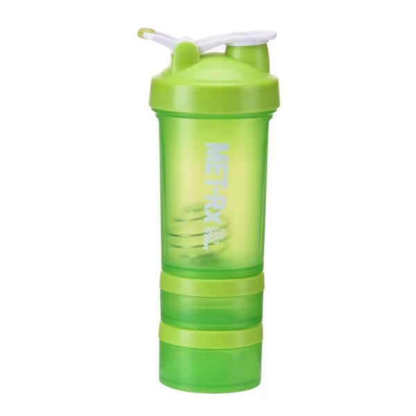 Plastic Gym Sport Water Bottle Protein Shaker Cup