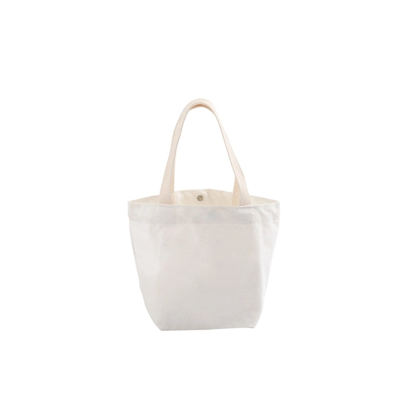 Canvas Shopping Tote Bag with Bottom and Sides
