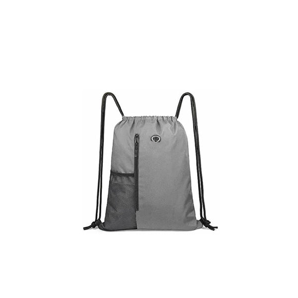 Drawstring Backpack Bag with Headphone Hole
