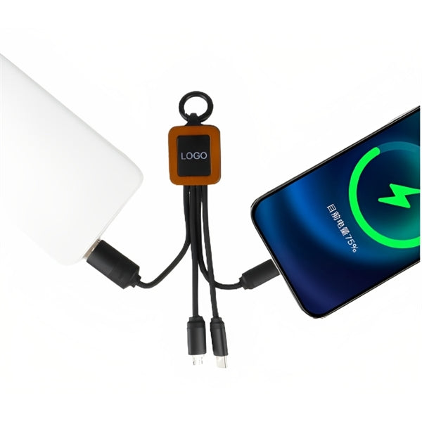 6" Eco-friendly LED Multifunction Type-C Charging Cable