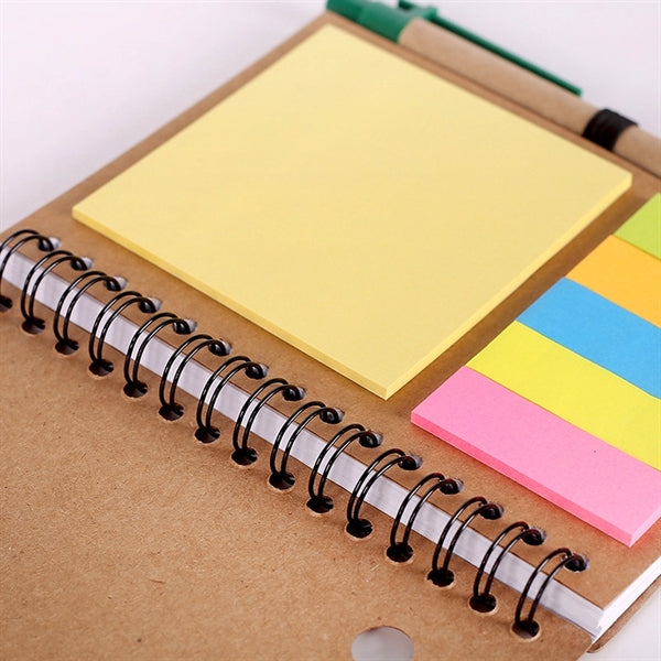 Sticky Notebook with Pen
