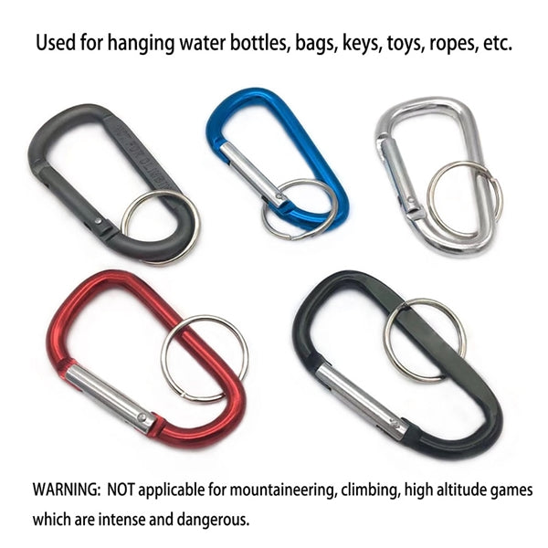 Multifunction Aluminum Alloy Carabiner Clip Keychain