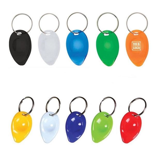 Tear Drop Shape Lottery Scratcher With Keyring