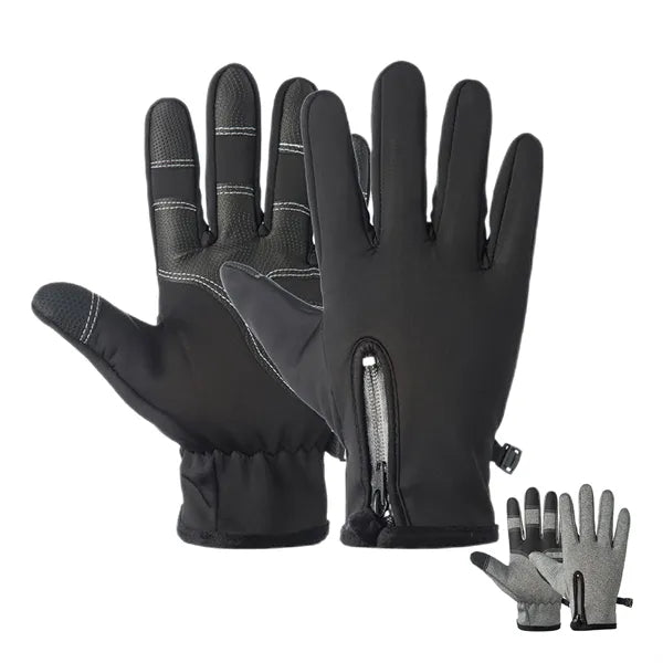 Thermal Winter Gloves with Zipper
