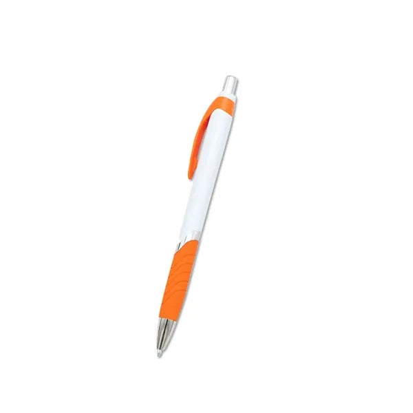 Click-Action Ballpoint Pen With Rubber Grip