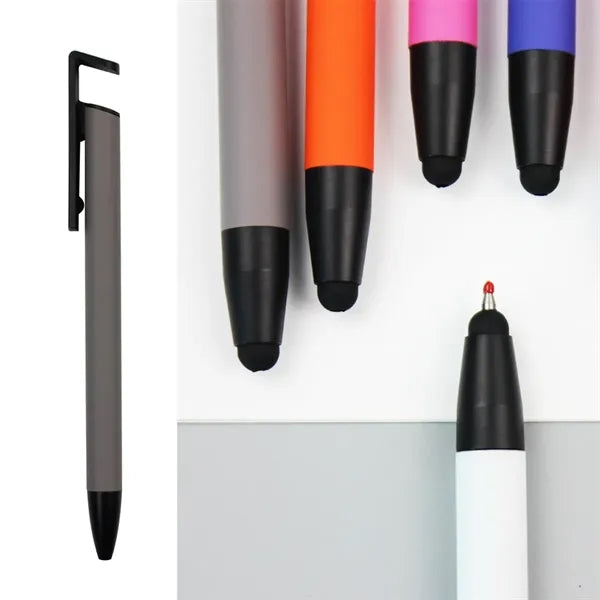 Metal Executive Stylus Pen W/ Phone Holder