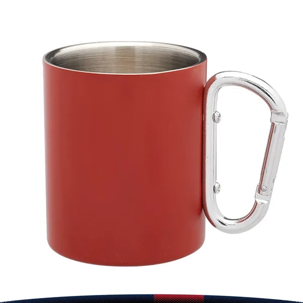10 oz. Stainless Steel Mugs with Handles