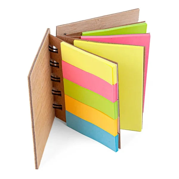 Mini Bamboo Sticky Note Set