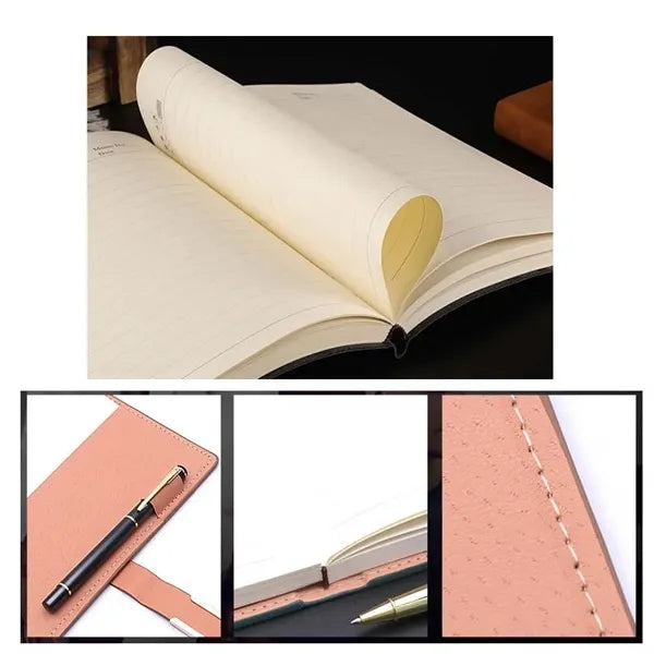 A5 Sheepskin PU Leather Notebook with Magnetic Buckle