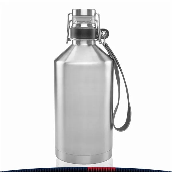 Grela Stainless Steel Beer Growlers - 64 OZ.