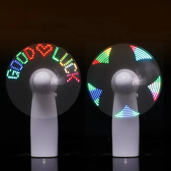 LED Pre Programmed Message Fan