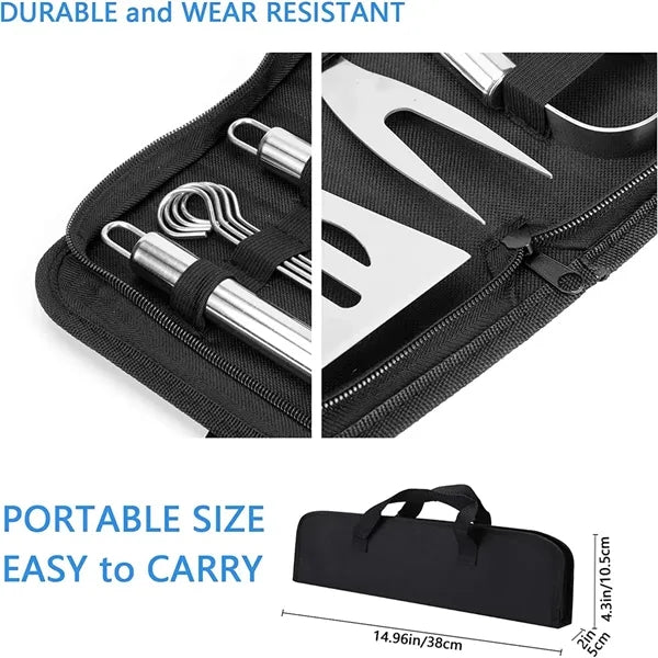 7Pcs Basic BBQ Grill Accessories Set