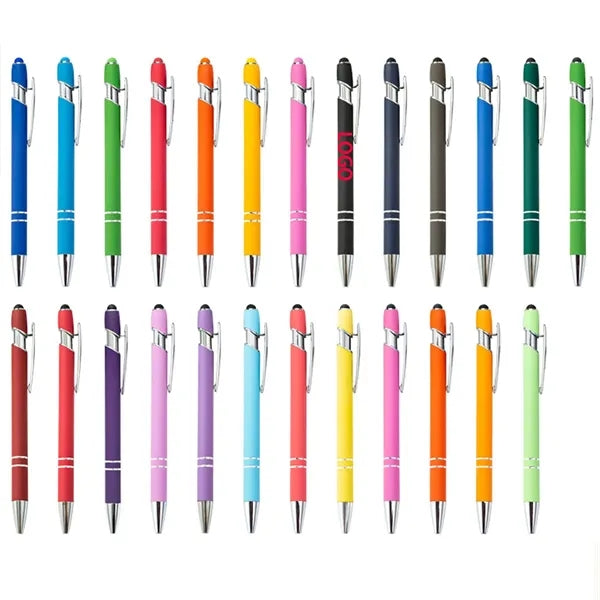 Metal Ballpoint Pens w/ Stylus