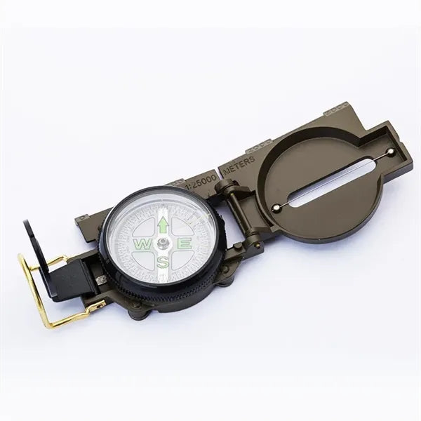 Foldable Compass Lensatic Survival Pocket Tool