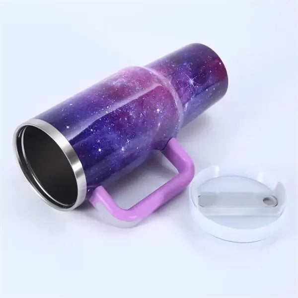 Starry Sky Tumbler With Lid And Handle-40oz