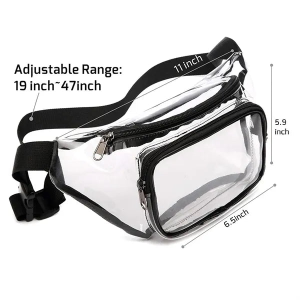 Clear Fanny Pack Waterproof Waist Bag