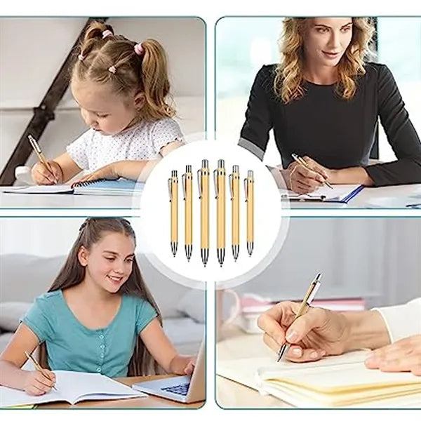 Bamboo Click Pens