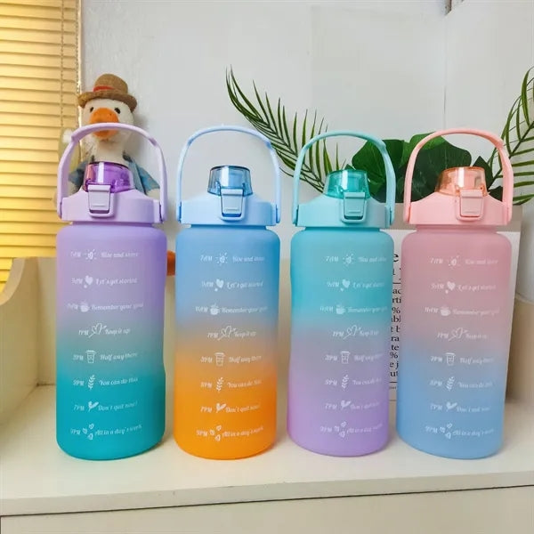 Wide Mouth Plastic Sports Water Bottles -2000ml Drinkware
