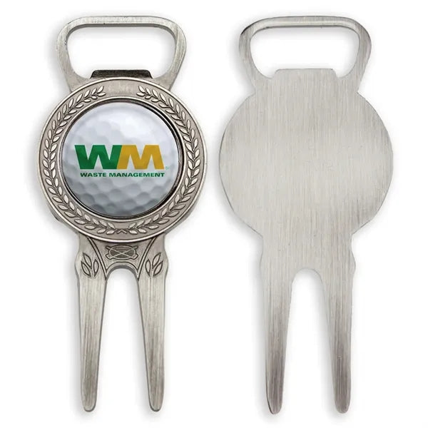 Golf Divot Tool with Bottle Opener