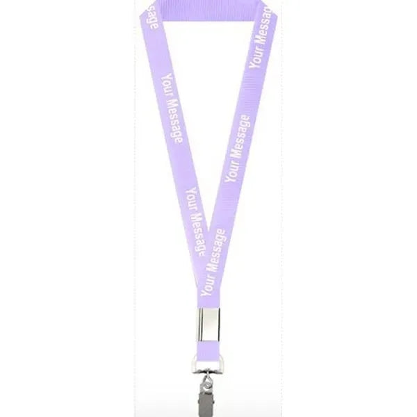 1/2" Price Saver Lanyard with Bull Dog Clip-A