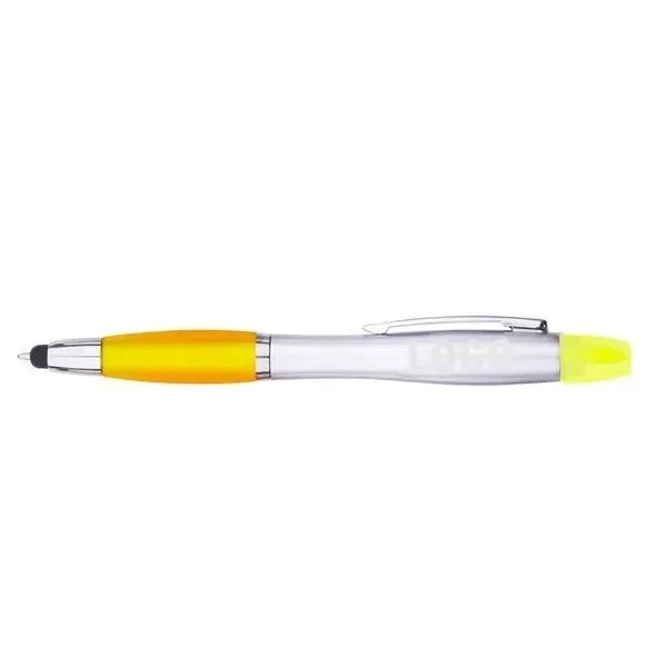 3 in 1 Stylus Ballpoint Pen Highlighter