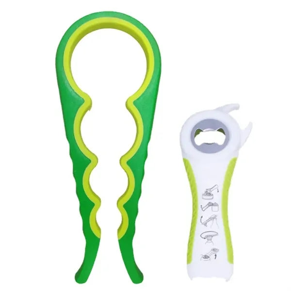 5-in-1 Multi-function Bottle Lid Grippers Can Opener set