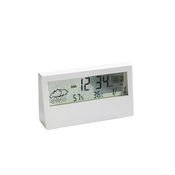 Transparent Lcd Display Temperature Digital Alarm Clock