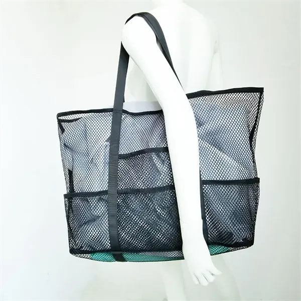 Mesh Oversized Beach Tote Toy Bag