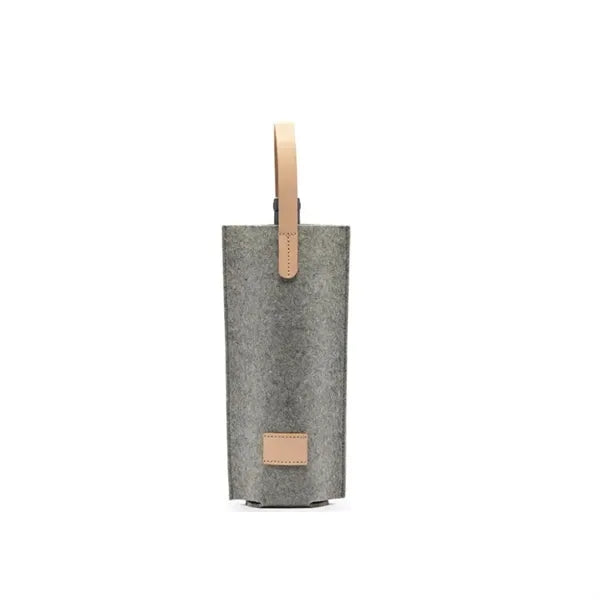 Single Felt Bottle Wine Tote
