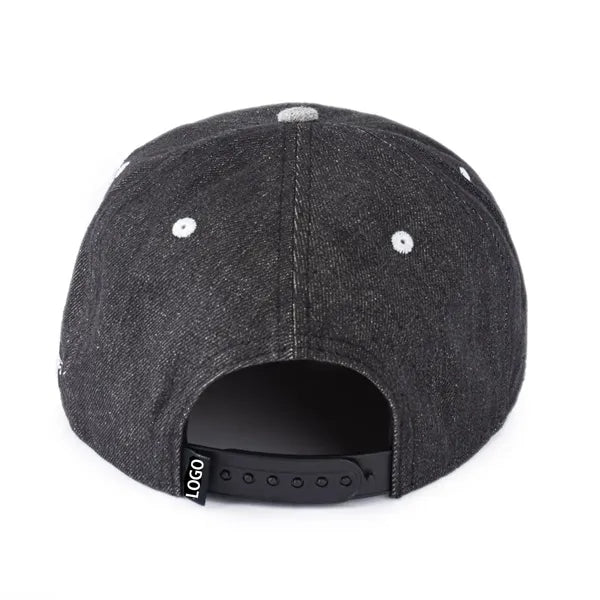 Premium Flat Brim Snapback Cap w/ 3D embroidered
