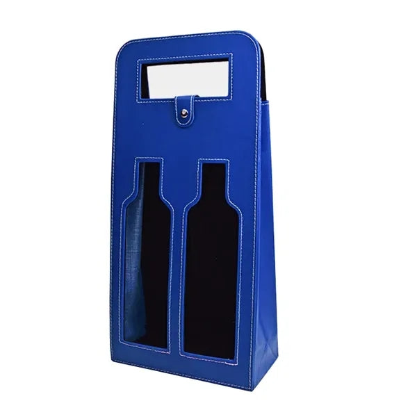 Double Pu Leather Wine Bags