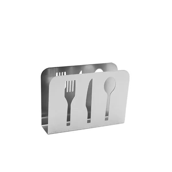 Gold Knife And Fork Napkin Tissue Holder