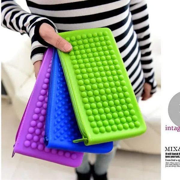 Silicone Purse Wallet Pencil Bag