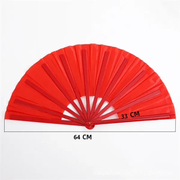 Folding Plastic Kungfu Tai-chi Dancing Fan