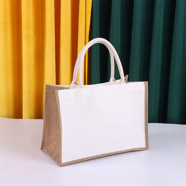 Size Travel Jute Tote Bags