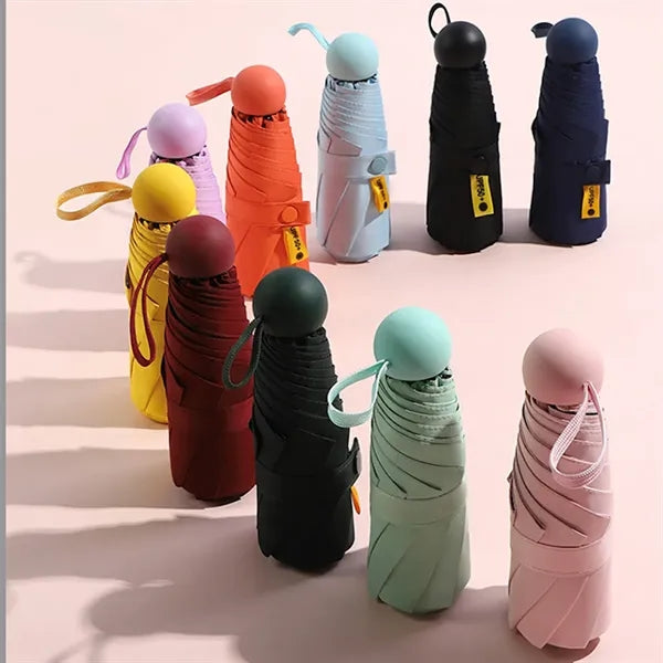 Mini Capsule Foldable Pocket Umbrella