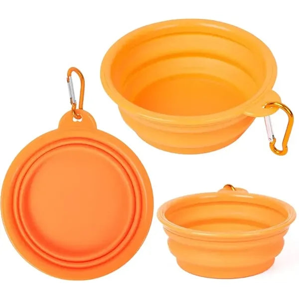 Imprinted Collapsible 5" Pet Travel Bowl