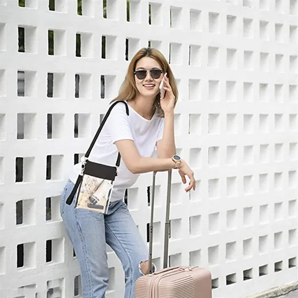 PVC Transparent Cross-body Bag