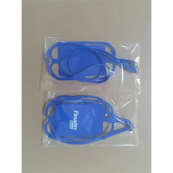 Silicone Lanyard with Phone Holder and Wallet
