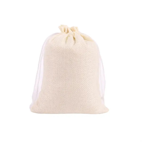 Linen Drawstring Jewelry Gift Bag