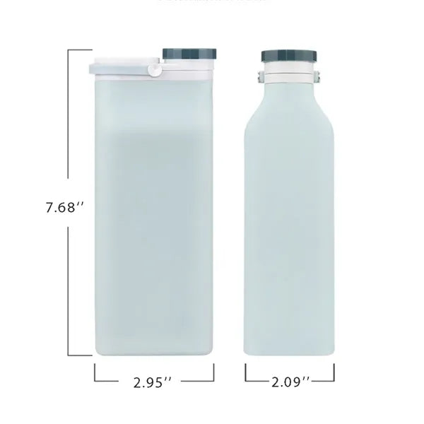 20oz Silicone Collapsible Water Bottles Foldable Cup