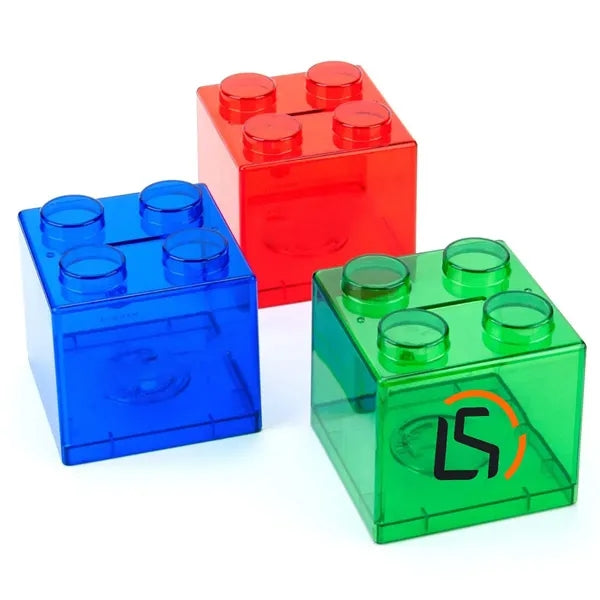 Clear Transparent Plastic Coin Banks