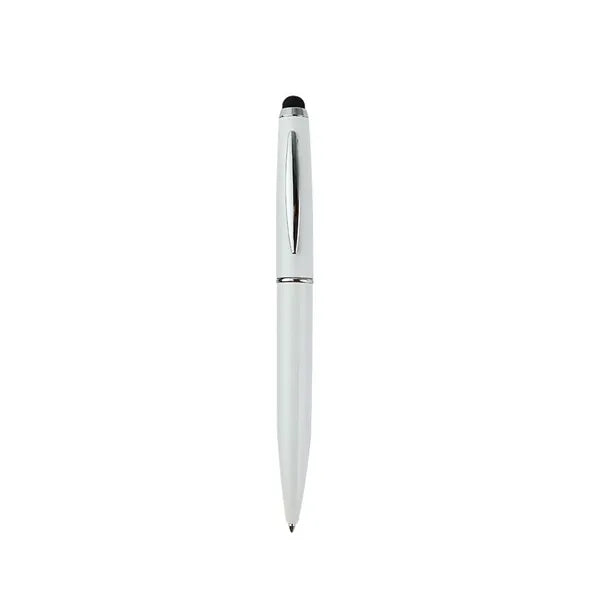 Metal Twist-Action Ballpoint Pen Stylus